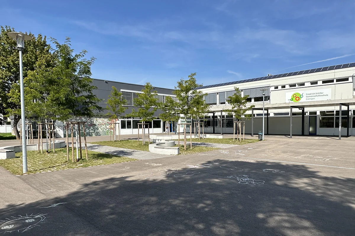 Schulcampus in der Staufeneckstraße Gemeinschaftsschule in Eislingen bei Göppingen