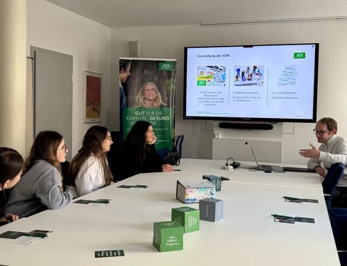 Berufsorientierung bei der AOK in Göppingen