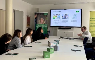 Berufsorientierung der FSG bei der AOK in Göppingen